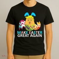 Donald Trump Egg Make Easter Great Again T-Shirt thumb 3