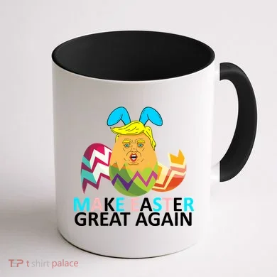 Donald Trump Egg Make Easter Great Again Coffee Mug back
