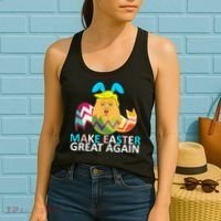 Donald Trump Egg Make Easter Great Again Women's Tank Top thumb 2