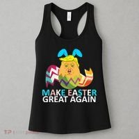 Donald Trump Egg Make Easter Great Again Women's Tank Top thumb 3