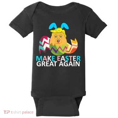 Donald Trump Egg Make Easter Great Again Baby Bodysuit