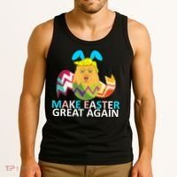 Donald Trump Egg Make Easter Great Again Tank Top thumb 3