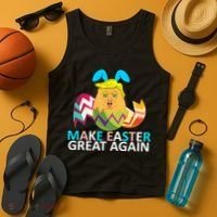 Donald Trump Egg Make Easter Great Again Tank Top thumb 4