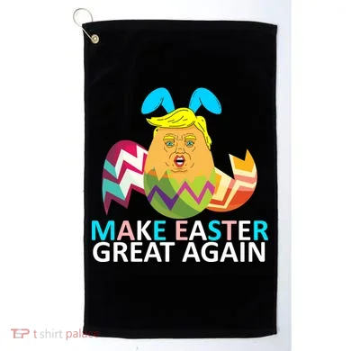 Donald Trump Egg Make Easter Great Again Golf Towel