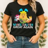 Donald Trump Egg Make Easter Great Again Women's T-Shirt thumb 2