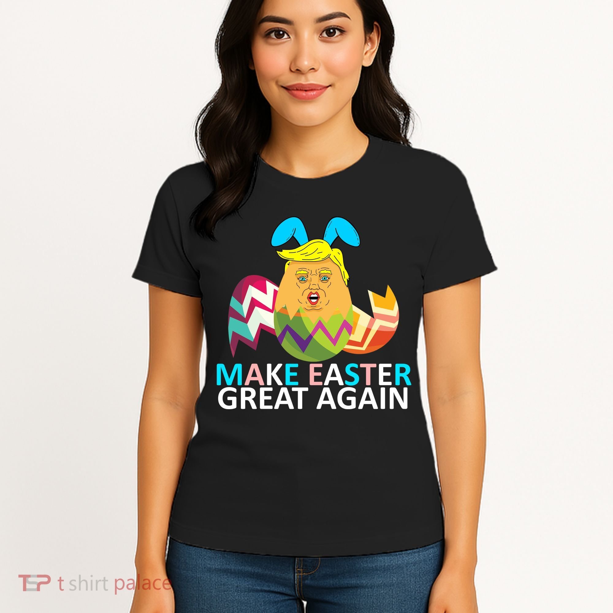 Donald Trump Egg Make Easter Great Again Women's T-Shirt