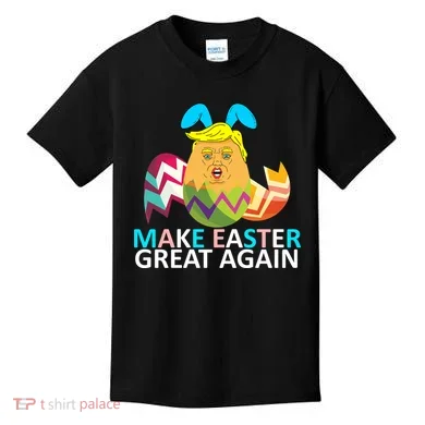 Donald Trump Egg Make Easter Great Again Kids T-Shirt