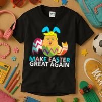 Donald Trump Egg Make Easter Great Again Kids T-Shirt thumb 3