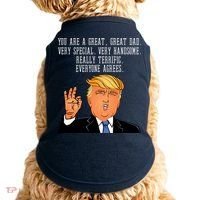 Donald Trump Father s Day Doggie Tank thumb 0