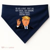 Donald Trump Father s Day USA-Made Doggie Bandana thumb 0