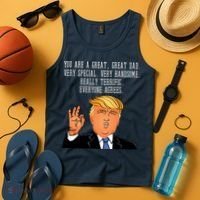 Donald Trump Father s Day Tank Top thumb 4