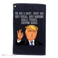 Donald Trump Father s Day Golf Towel thumb 0