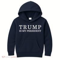 Donald Trump Is My President 45th POTUS Kids Hoodie thumb 0
