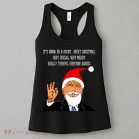 Donald Trump It's Gonna Be A Great Christmas Women's Tank Top thumb 3
