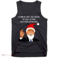Donald Trump It's Gonna Be A Great Christmas Tank Top thumb 0