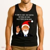 Donald Trump It's Gonna Be A Great Christmas Tank Top thumb 3