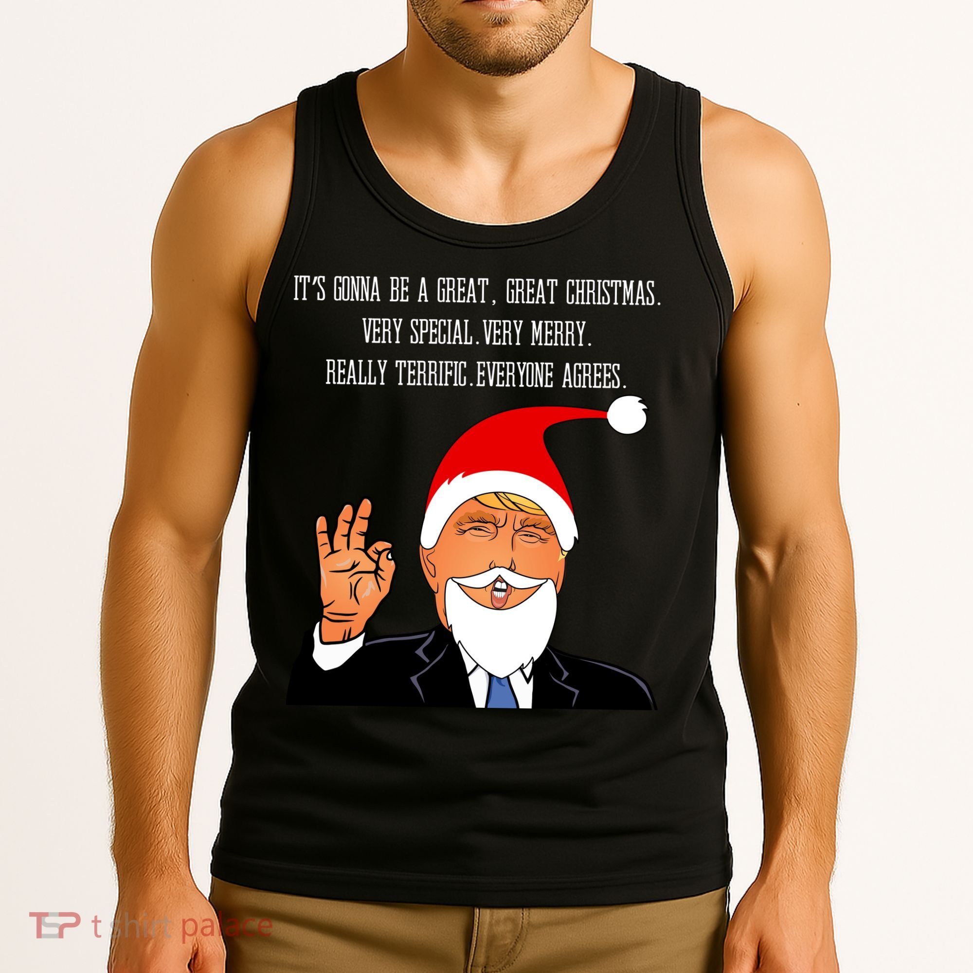 Donald Trump It's Gonna Be A Great Christmas Tank Top
