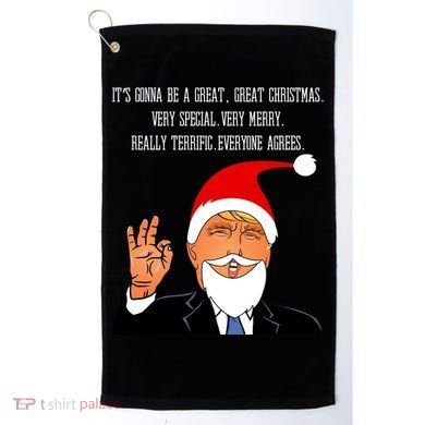 Donald Trump It's Gonna Be A Great Christmas Golf Towel