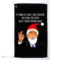 Donald Trump It's Gonna Be A Great Christmas Golf Towel thumb 0