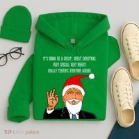 Donald Trump It's Gonna Be A Great Christmas Hoodie thumb 4