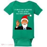 Donald Trump It's Gonna Be A Great Christmas Baby Bodysuit thumb 0