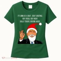Donald Trump It's Gonna Be A Great Christmas Women's T-Shirt thumb 0