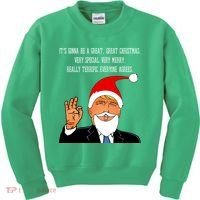 Donald Trump It's Gonna Be A Great Christmas Kids Sweatshirt thumb 0