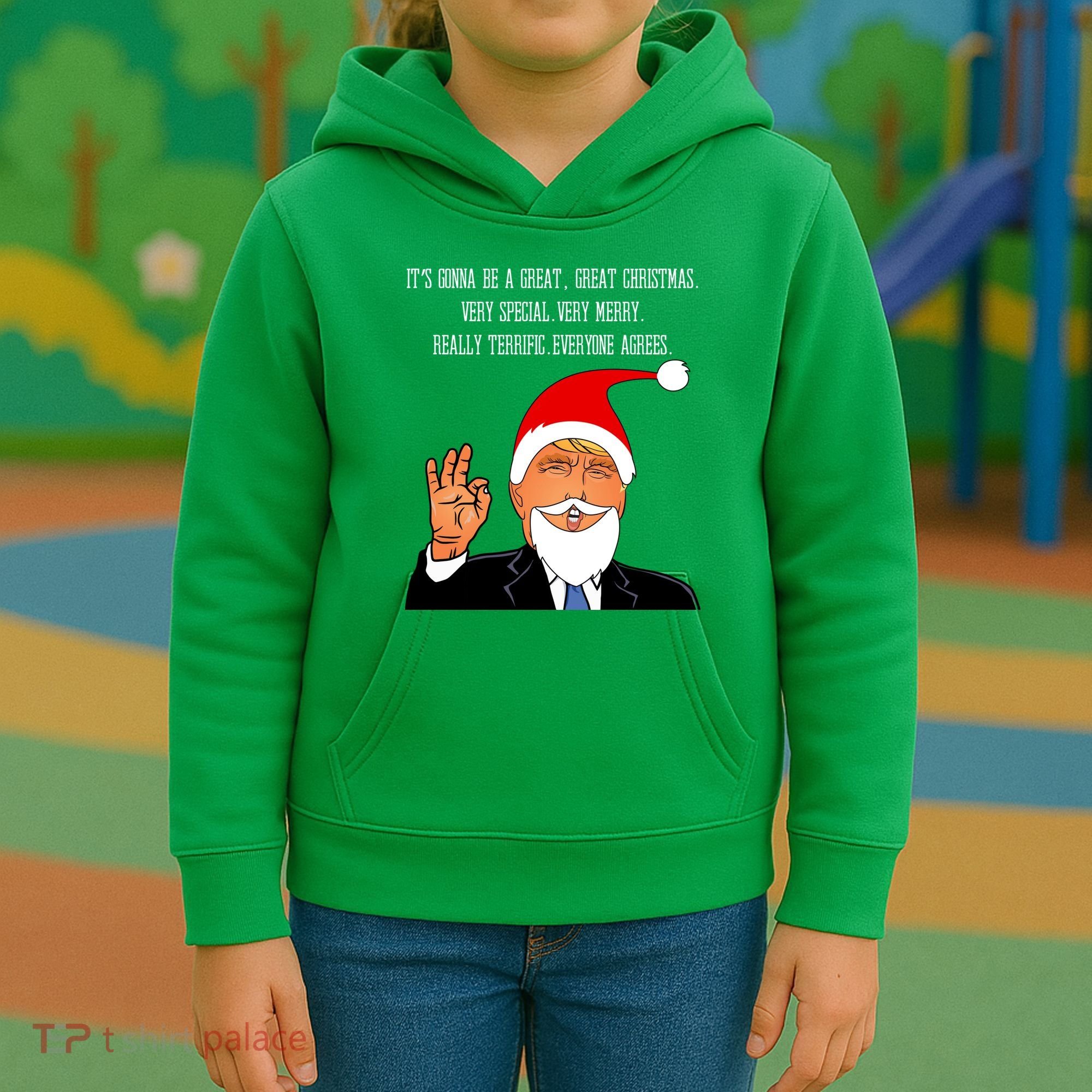 Donald Trump It's Gonna Be A Great Christmas Kids Hoodie