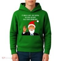 Donald Trump It's Gonna Be A Great Christmas Kids Hoodie thumb 4
