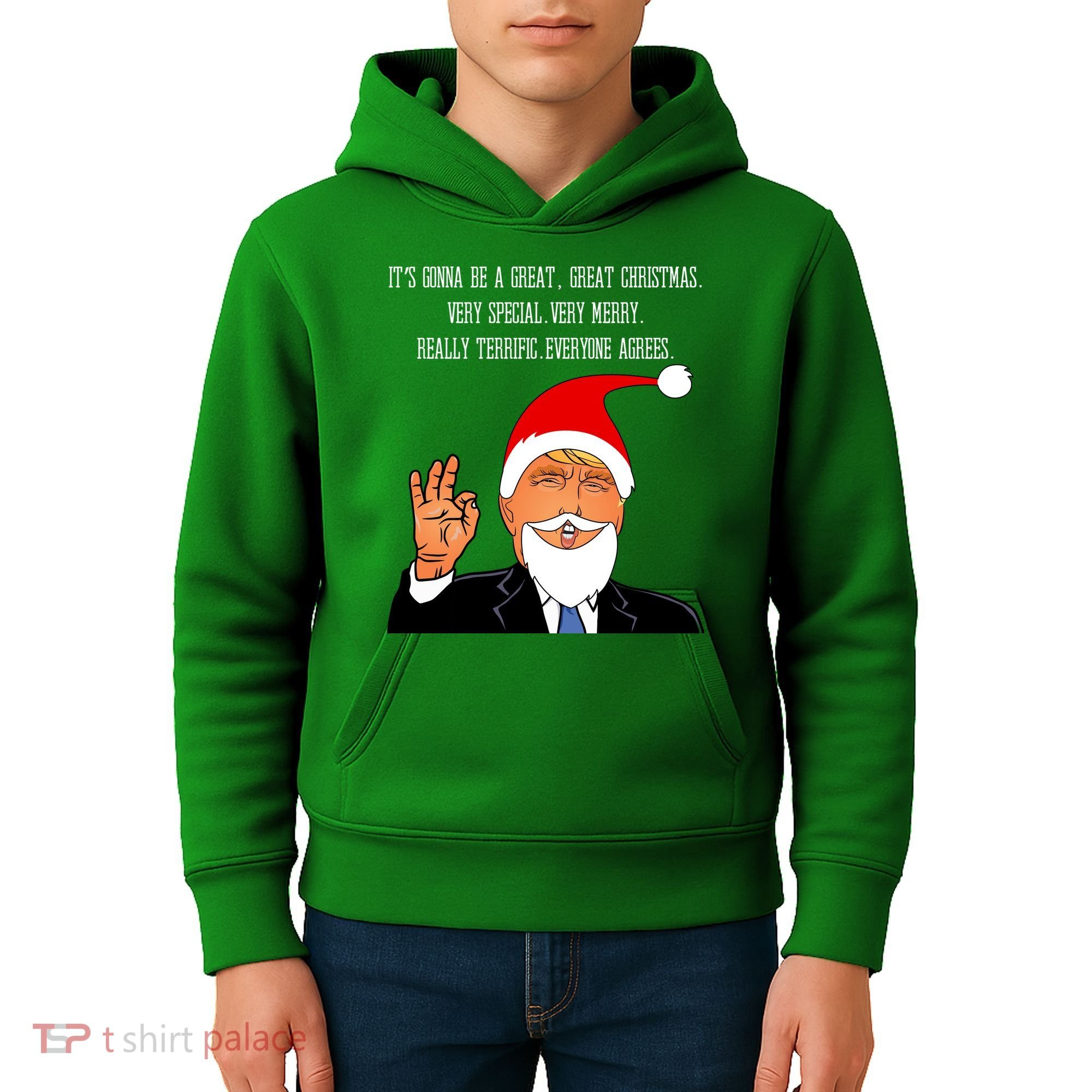 Donald Trump It's Gonna Be A Great Christmas Kids Hoodie