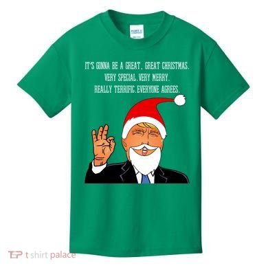 Donald Trump It's Gonna Be A Great Christmas Kids T-Shirt