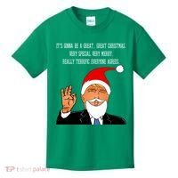 Donald Trump It's Gonna Be A Great Christmas Kids T-Shirt thumb 0