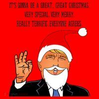 Donald Trump It's Gonna Be A Great Christmas Santa Hat thumb 1