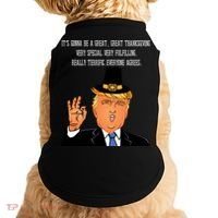 Donald Trump It's Gonna Be A Great Thanksgiving Doggie Tank thumb 0