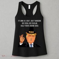 Donald Trump It's Gonna Be A Great Thanksgiving Women's Tank Top thumb 3