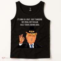 Donald Trump It's Gonna Be A Great Thanksgiving Tank Top thumb 2