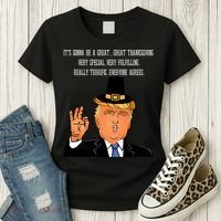 Donald Trump It's Gonna Be A Great Thanksgiving Women's T-Shirt thumb 3