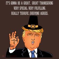 Donald Trump It's Gonna Be A Great Thanksgiving Coaster thumb 2