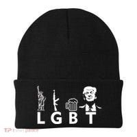 Donald Trump LGBT Liberty Guns Beer Trump Beanie thumb 0