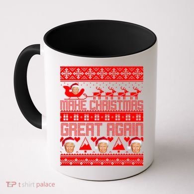 Donald Trump Make Christmas Great Again Ugly Christmas Coffee Mug