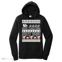 Donald Trump Make Christmas Great Again Ugly Christmas Women's Hoodie thumb 0