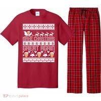 Donald Trump Make Christmas Great Again Ugly Christmas Pajama Set thumb 0