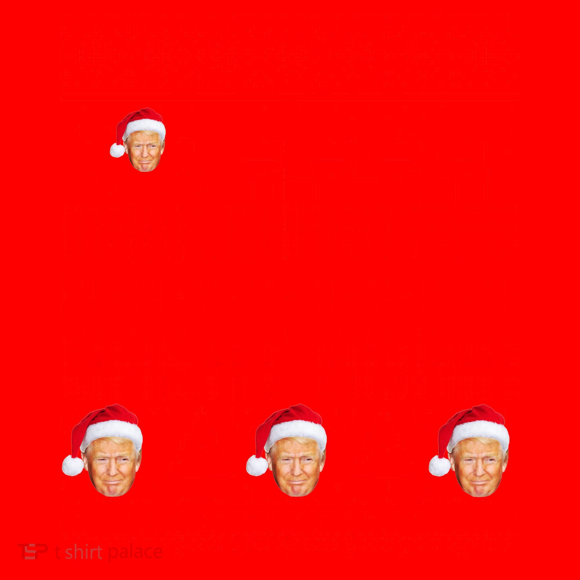 Donald Trump Make Christmas Great Again Ugly Christmas Santa Hat