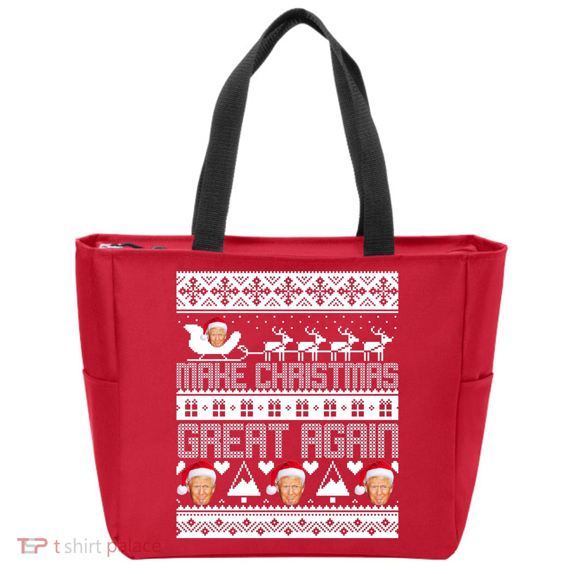 Donald Trump Make Christmas Great Again Ugly Christmas Tote Bag
