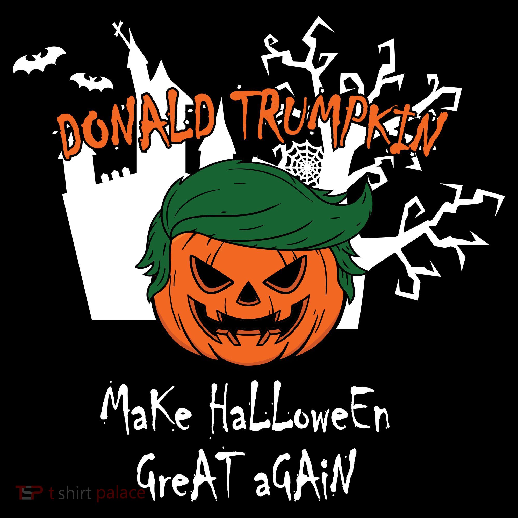 Donald Trump Make Halloween Great Again Doggie Tank