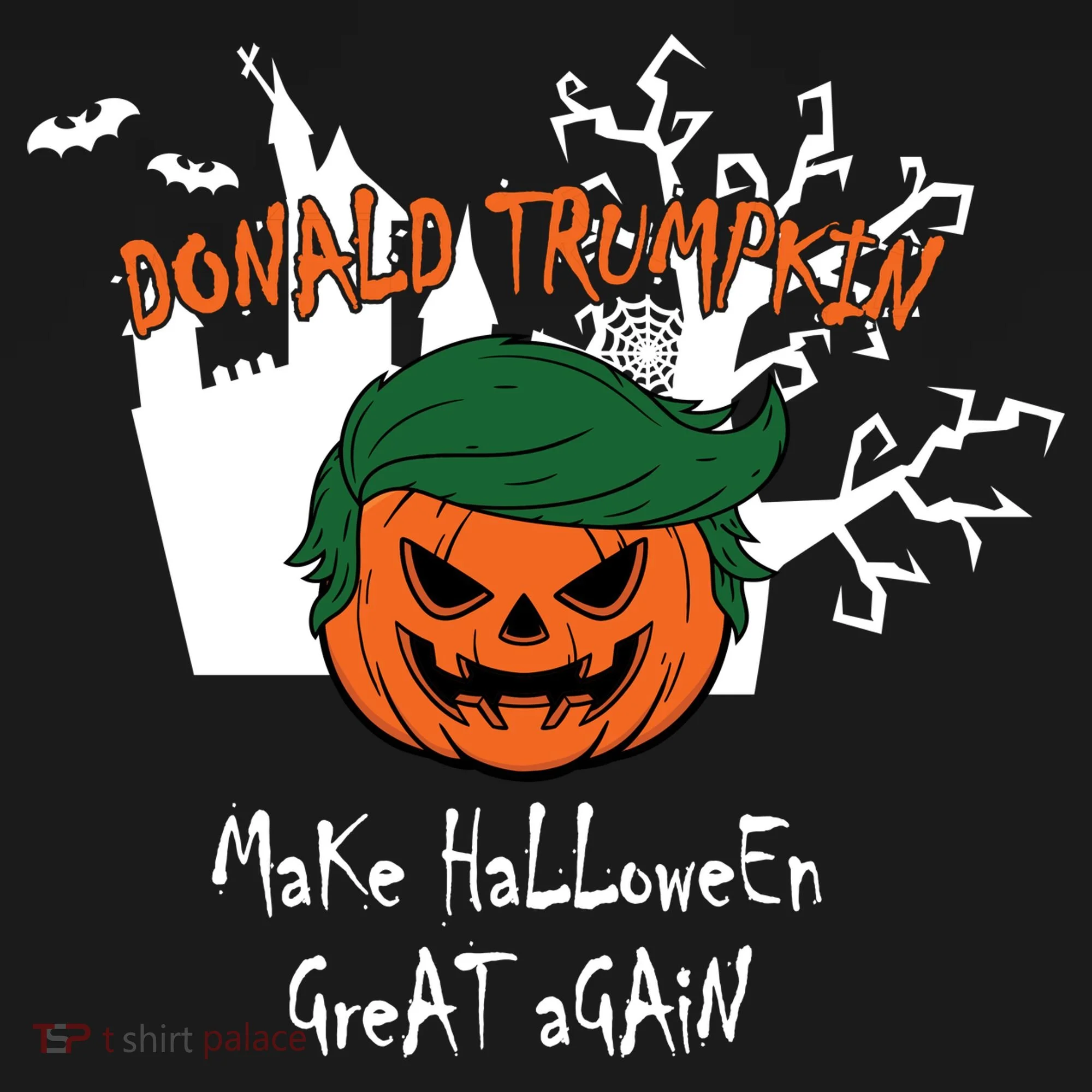 Donald Trump Make Halloween Great Again Doggie Tank