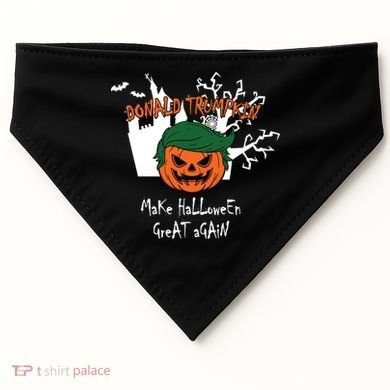 Donald Trump Make Halloween Great Again USA-Made Doggie Bandana