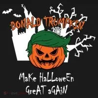 Donald Trump Make Halloween Great Again Women's Hoodie thumb 2