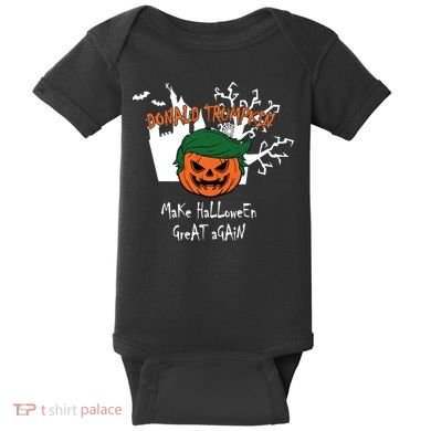 Donald Trump Make Halloween Great Again Baby Bodysuit