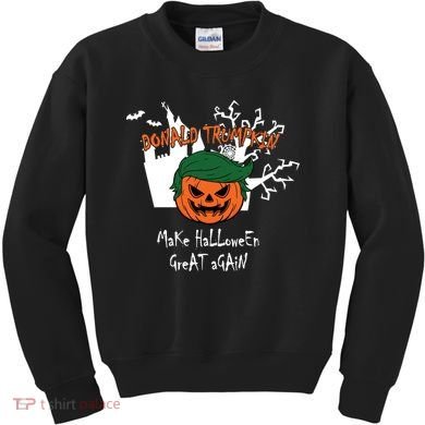 Donald Trump Make Halloween Great Again Kids Sweatshirt